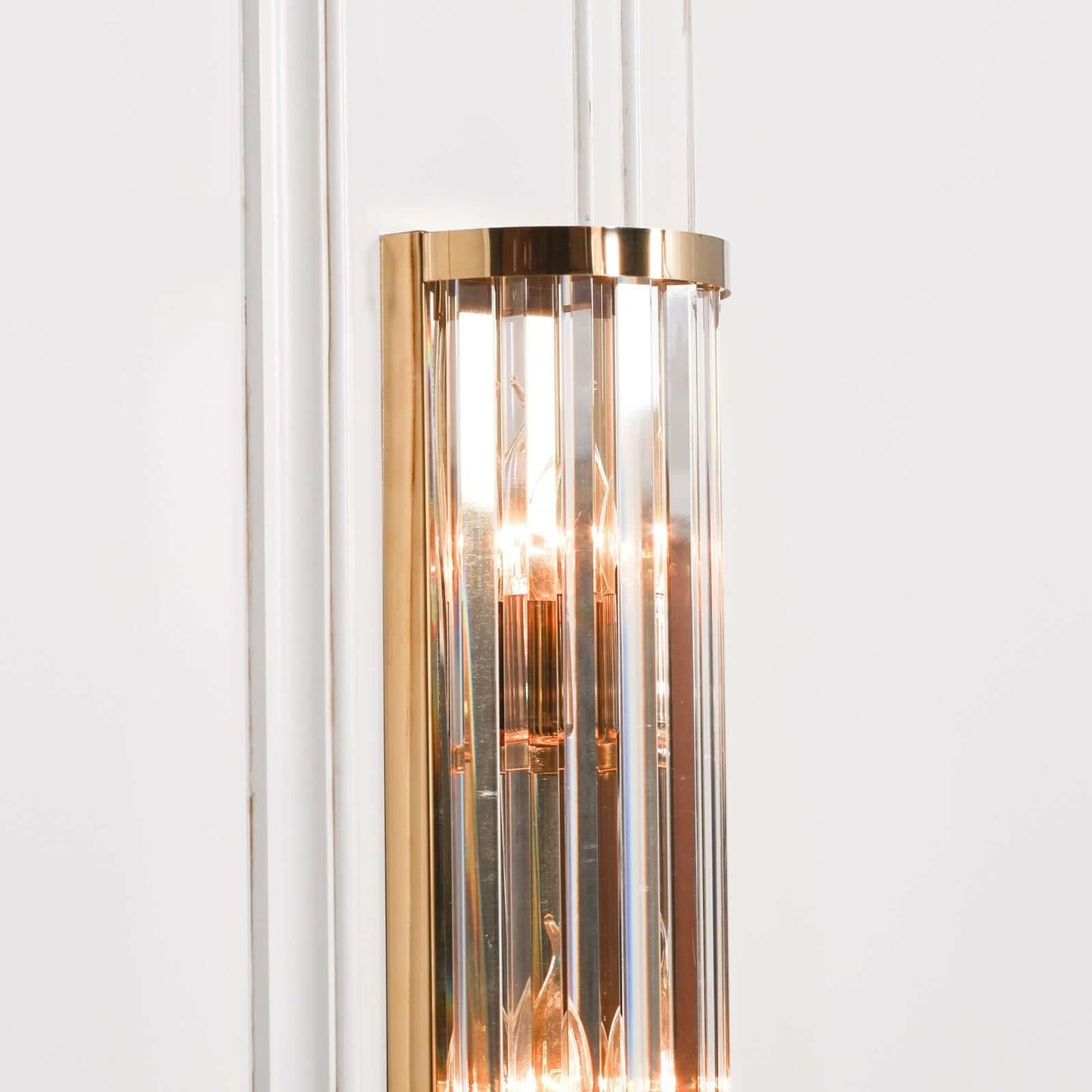 Gold Deco Wall Light 71cm