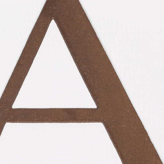 6" Rustic Iron Decorative Letter - A
