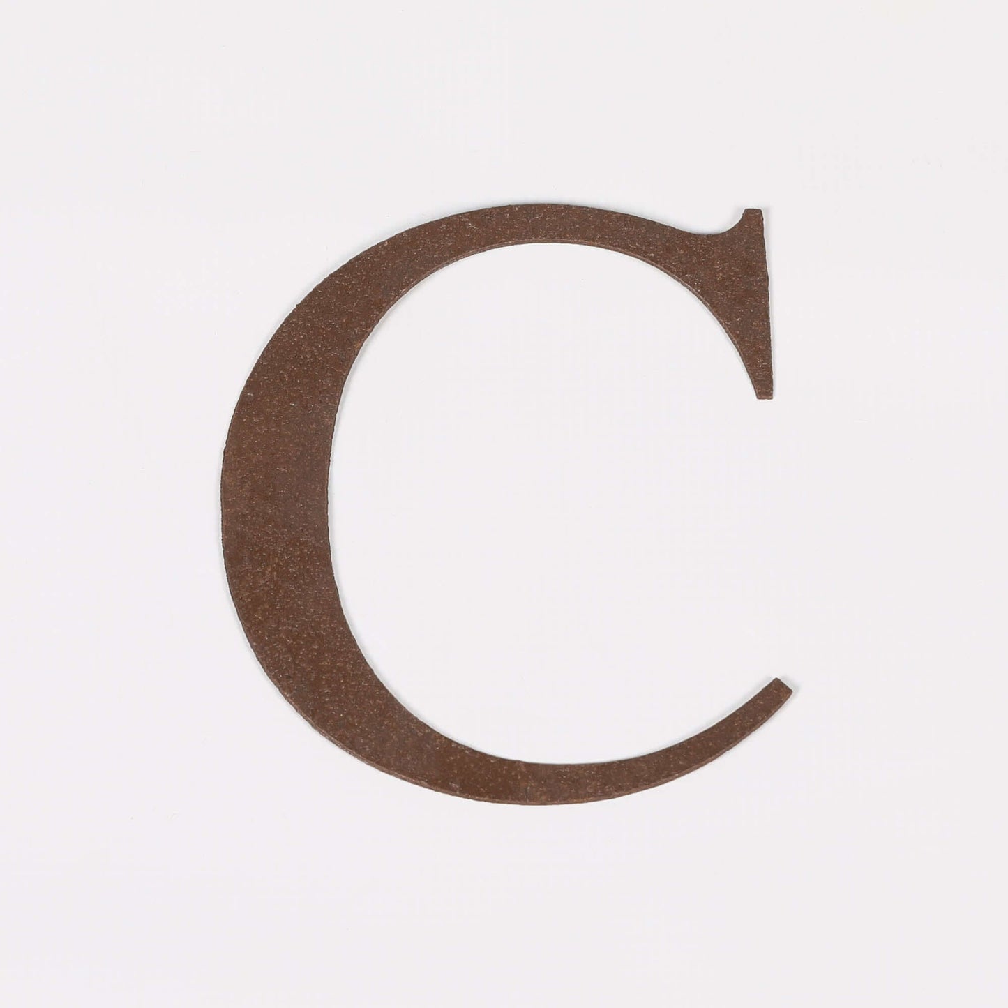 6" Rustic Iron Decorative Letter - C