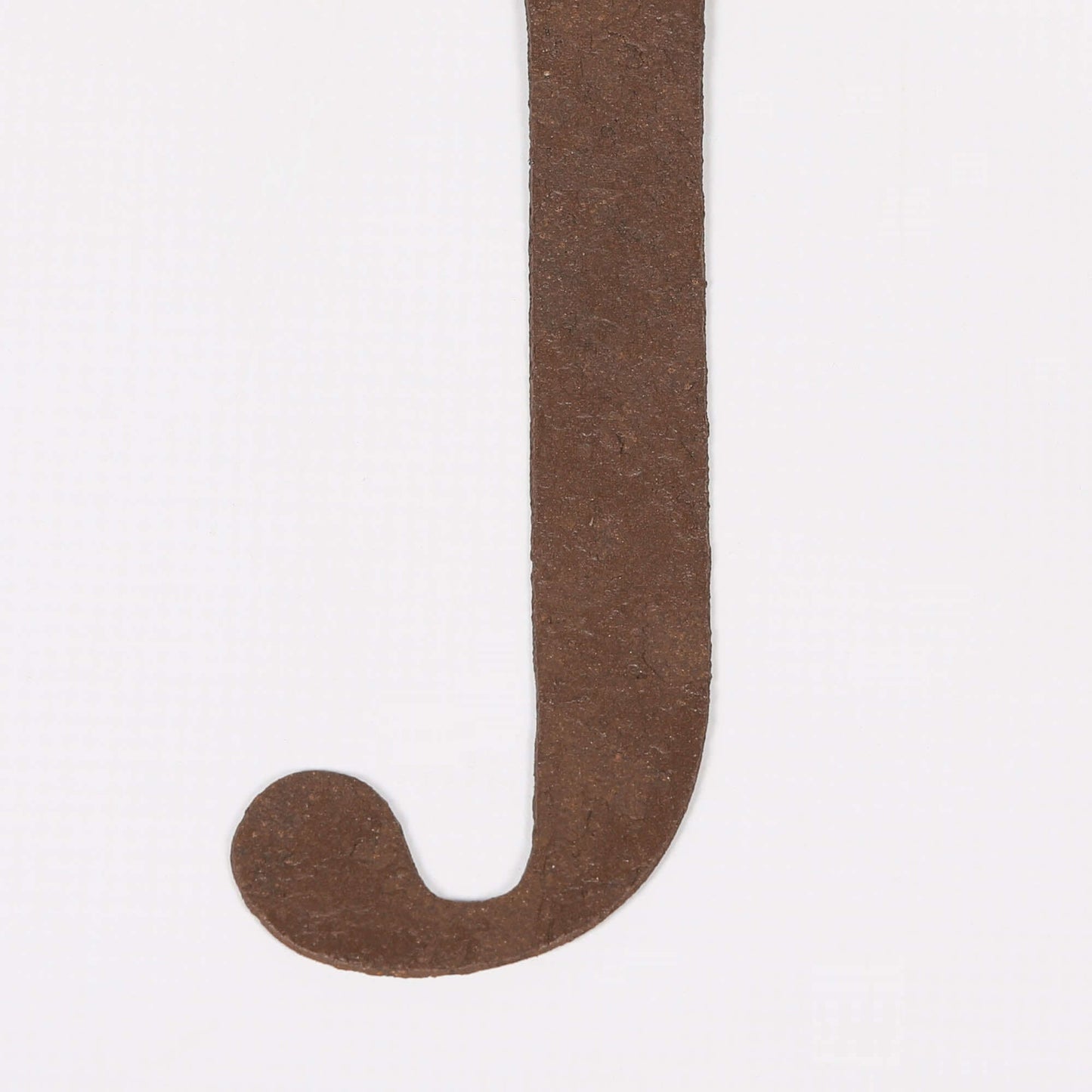 6" Rustic Iron Letter - J