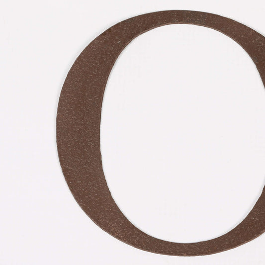 6" Rustic Iron Letter - O