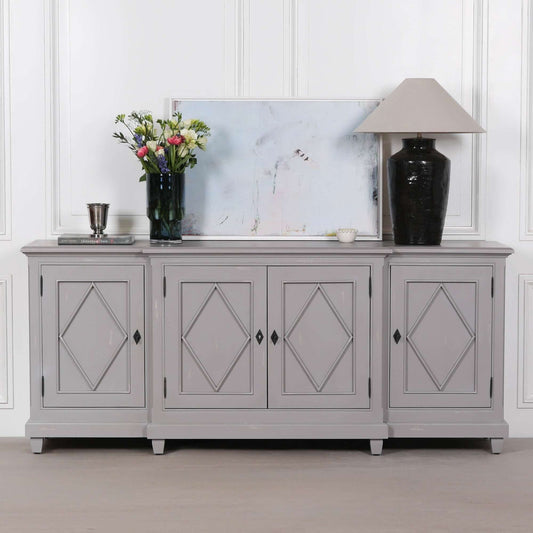 Classical Distressed Sideboard 206cm