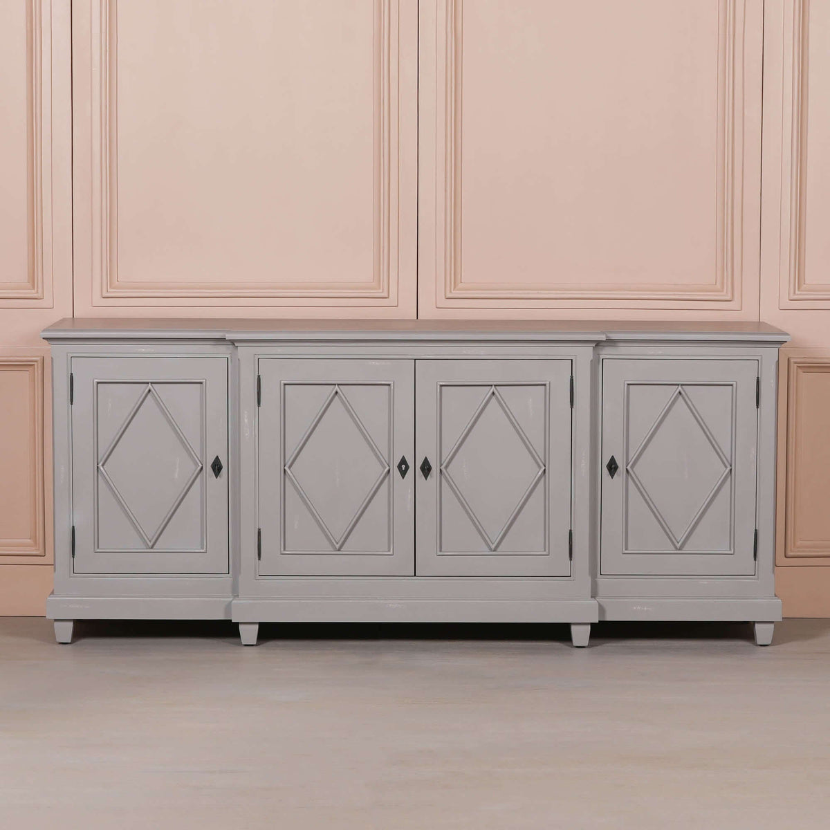 Classical Distressed Sideboard 206cm