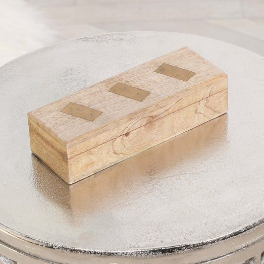 Handcrafted Rustic Wooden Traditional Domino Set