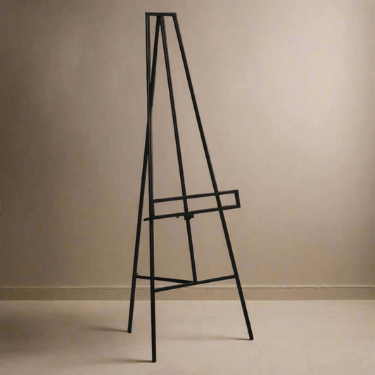 Black Metal Easel Adjustable Display Stand