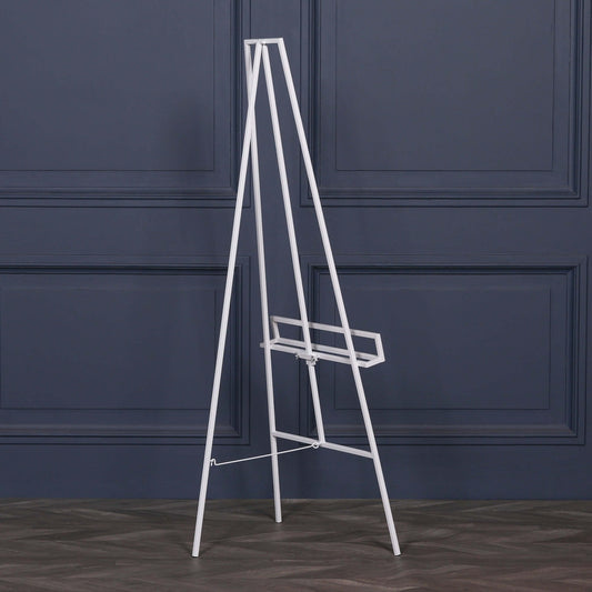 White Metal Easel