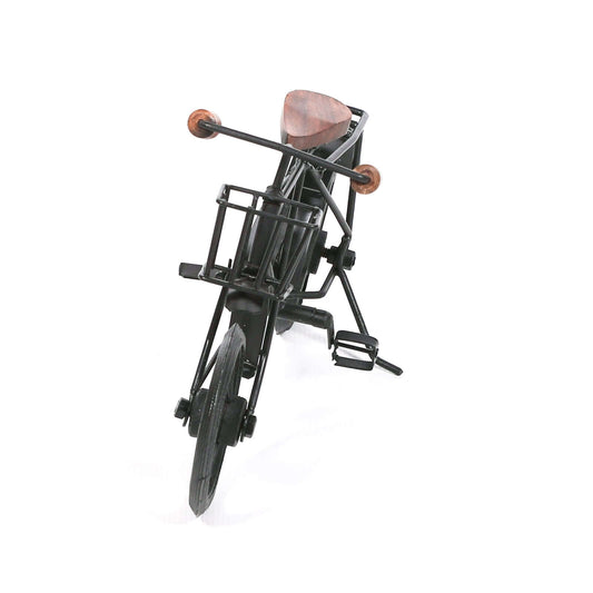 Iron Decorative Bicycle Ornament in Black