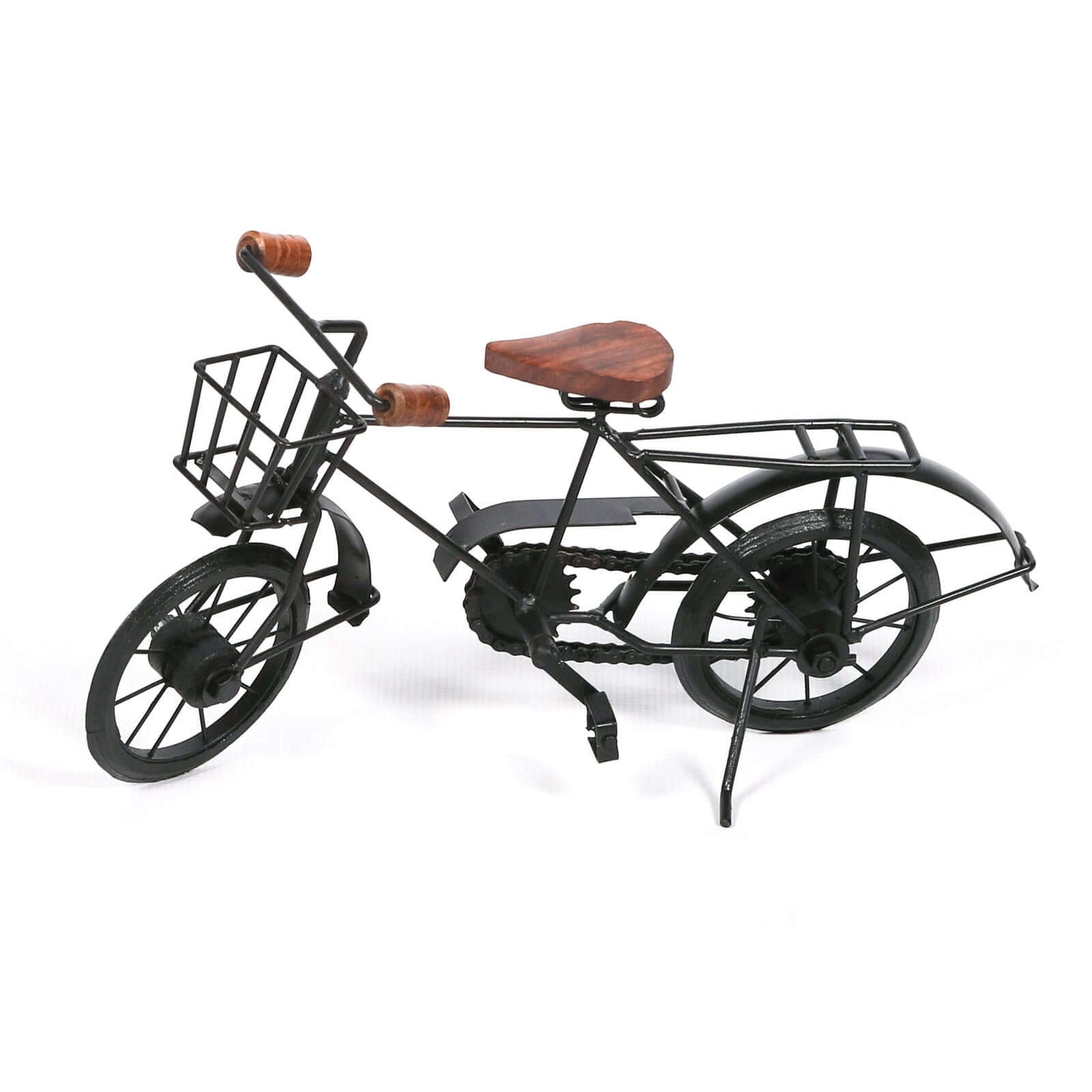 Iron Decorative Bicycle Ornament in Black