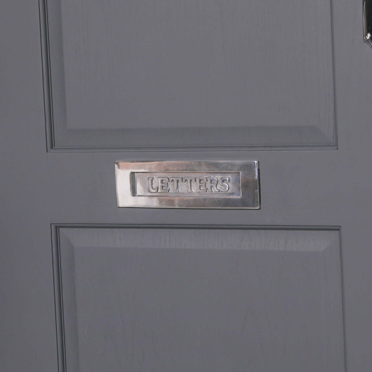 Aluminium Polished Door Letter Plate 10"