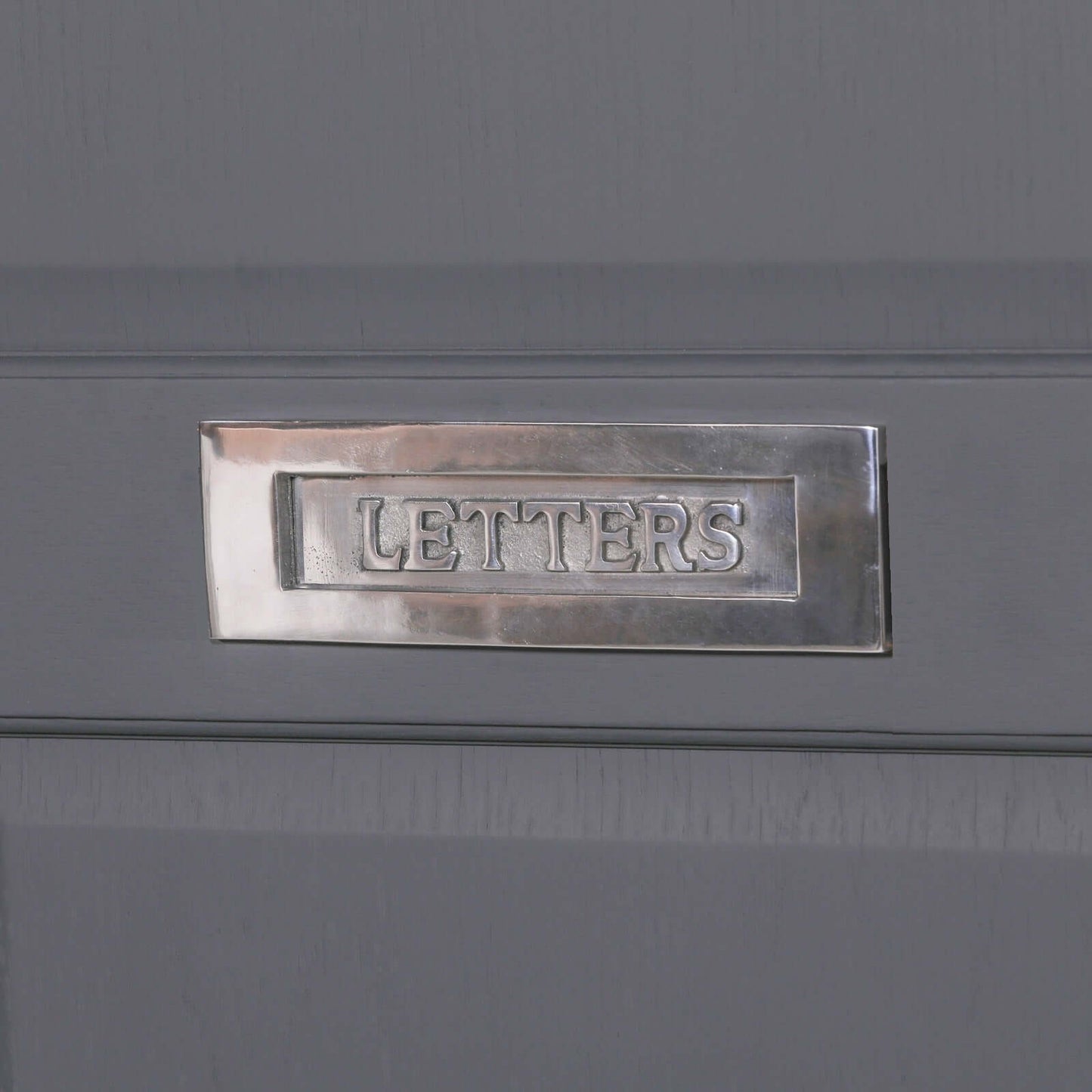 Aluminium Polished Door Letter Plate 10"