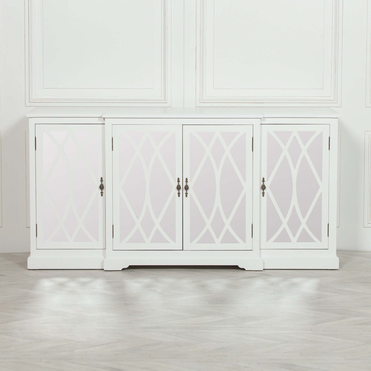 Breakfont White Mirror Sideboard Large