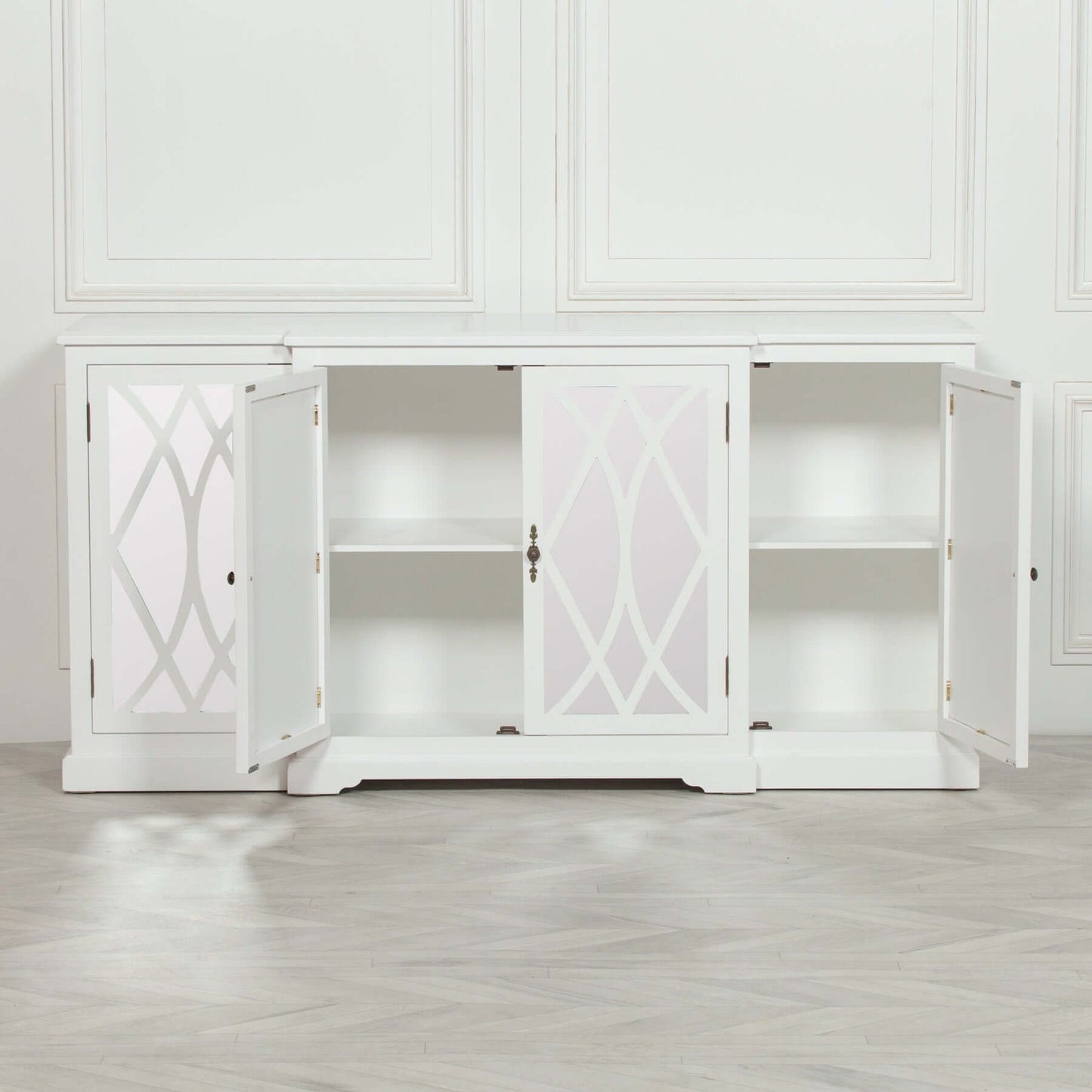 Breakfont White Mirror Sideboard Large
