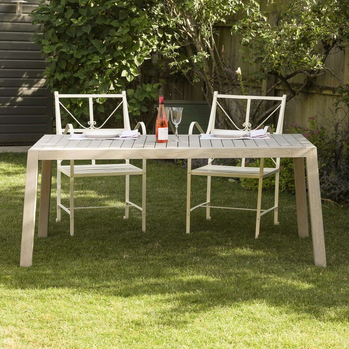 Outdoor Garden Dining Table Large 180cm Teak Wood