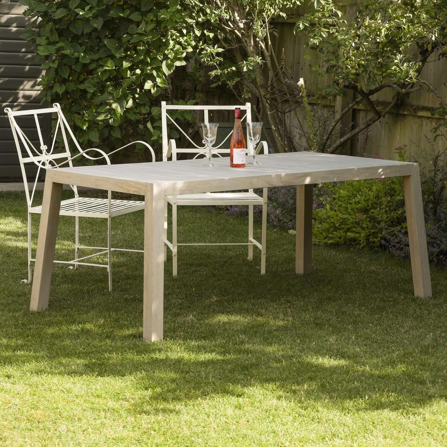 Outdoor Garden Dining Table Large 180cm Teak Wood