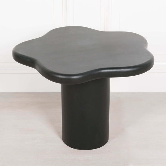 Black Painted Puddle Side Table