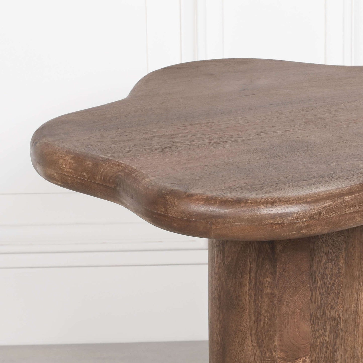 Dark Wooden Puddle Side Table