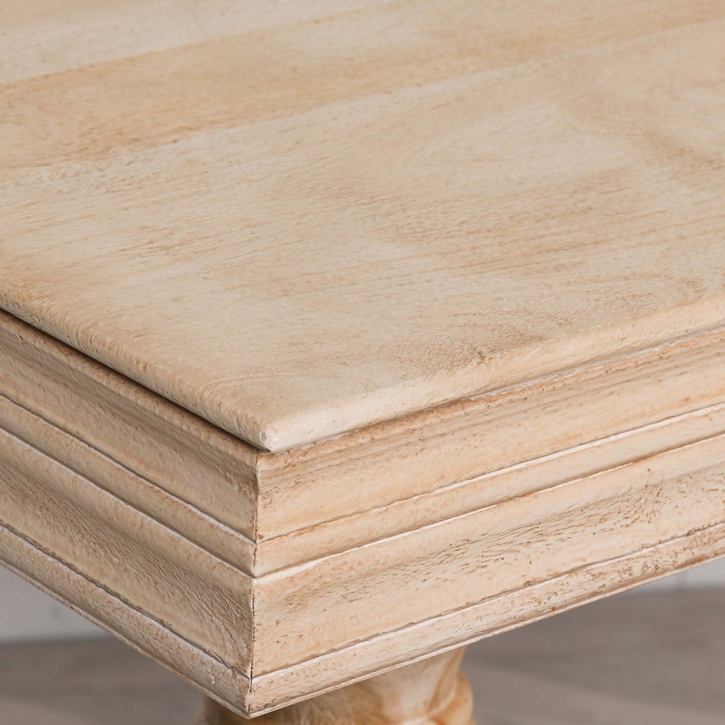 Wooden Mango Console Table with Drawers 180cm
