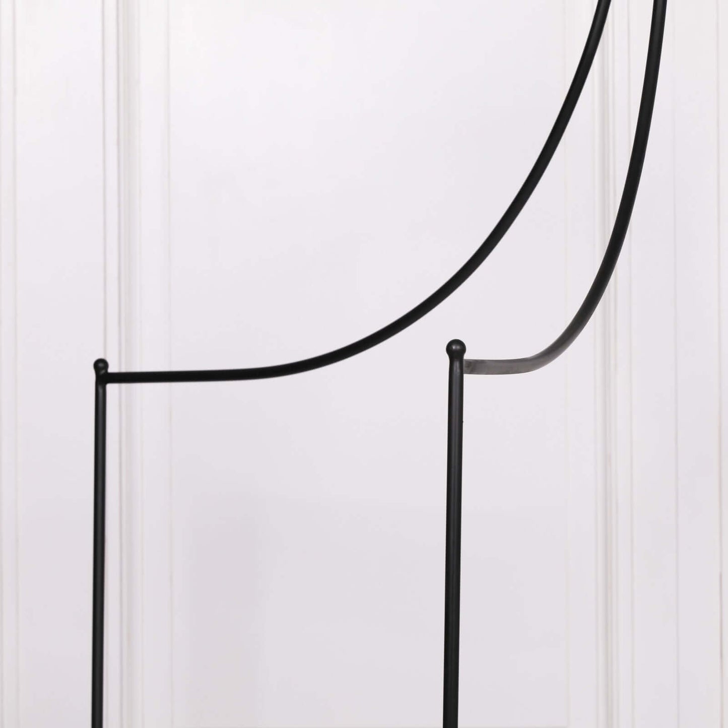 Black Iron 5ft King Size Poster Bed