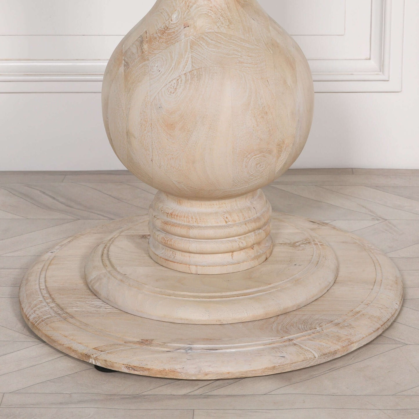 Mango Wood Round Dining Table 152cm