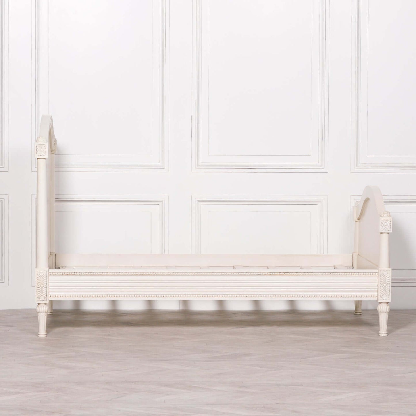 Aged Ivory Single 3ft Bed French Style