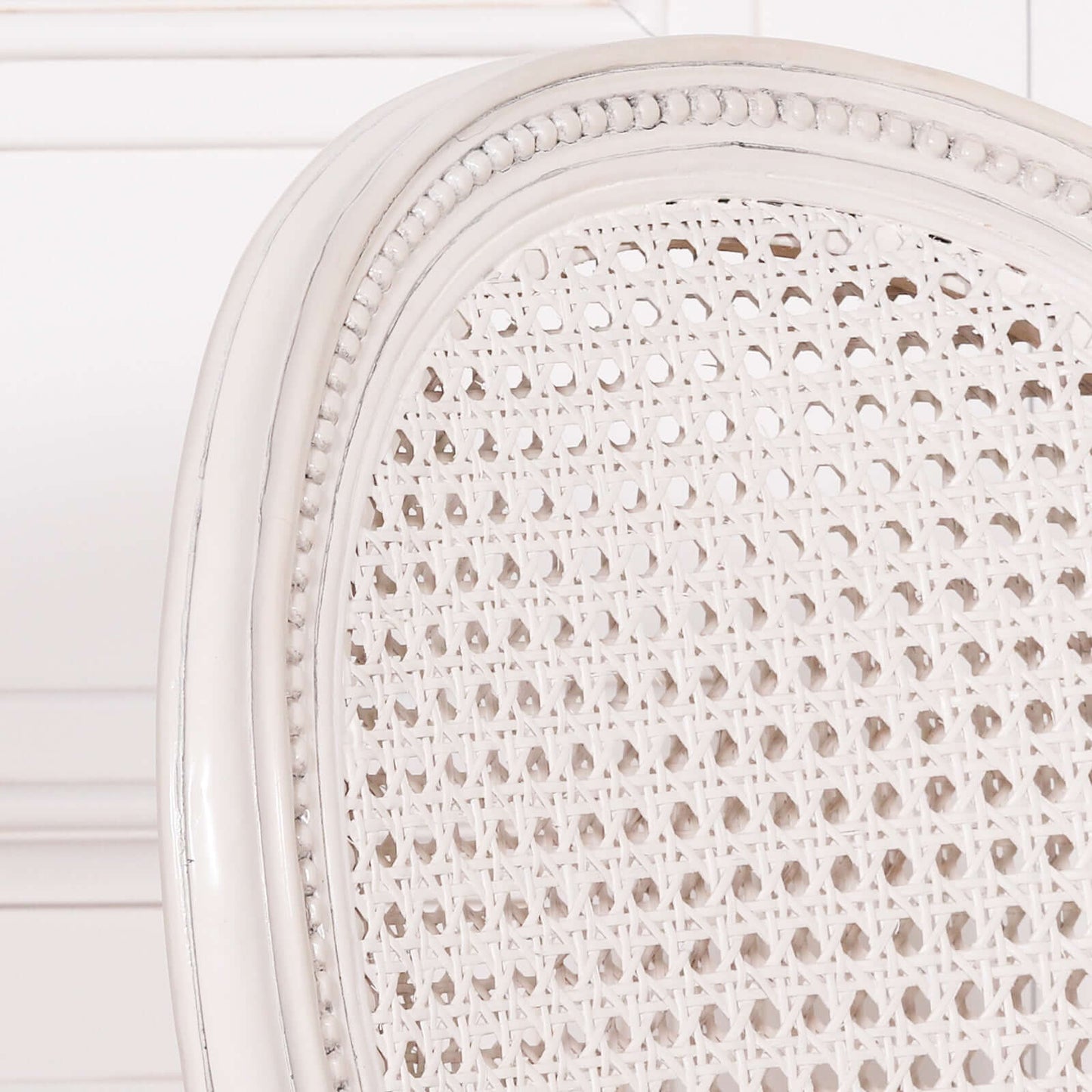 Off White Rattan Dining/Bedroom Chair French Chateau