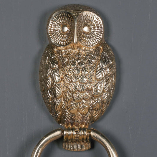 Gold/Brass Owl Door Knocker