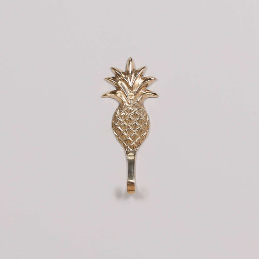 Polished Brass Pineapple Wall Hook