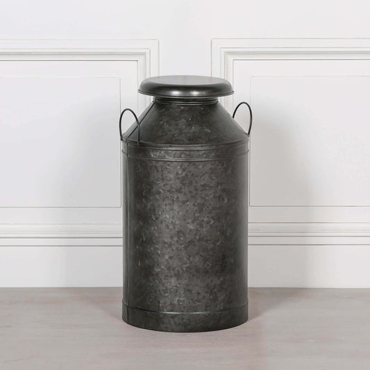 Large Vintage Milk Churn Galvanised Steel