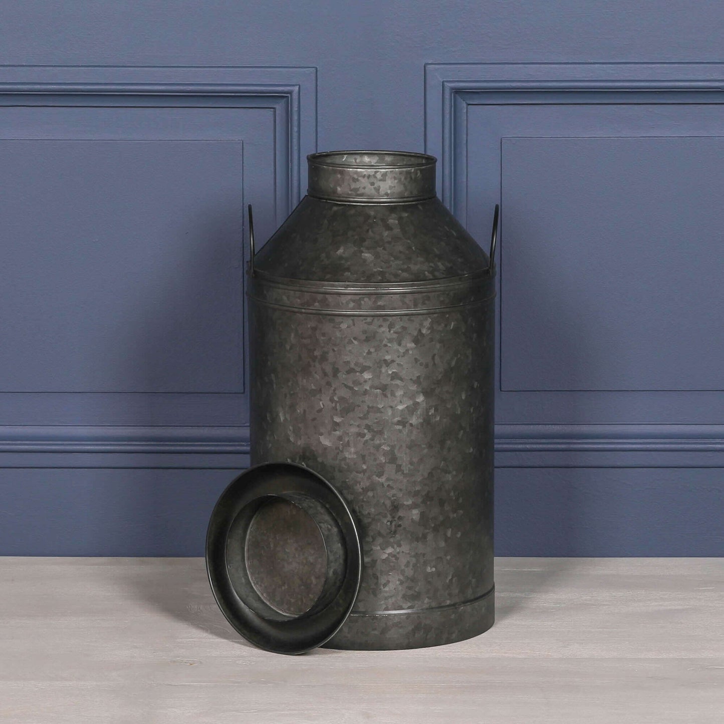 Large Vintage Milk Churn Galvanised Steel