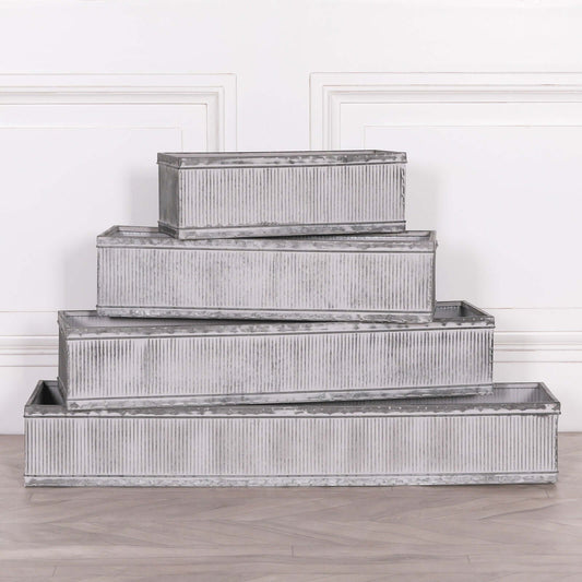 Metal Window Box Planter - Small