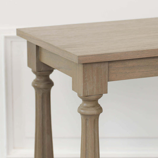 Rustic Wooden Farmhouse Console Table