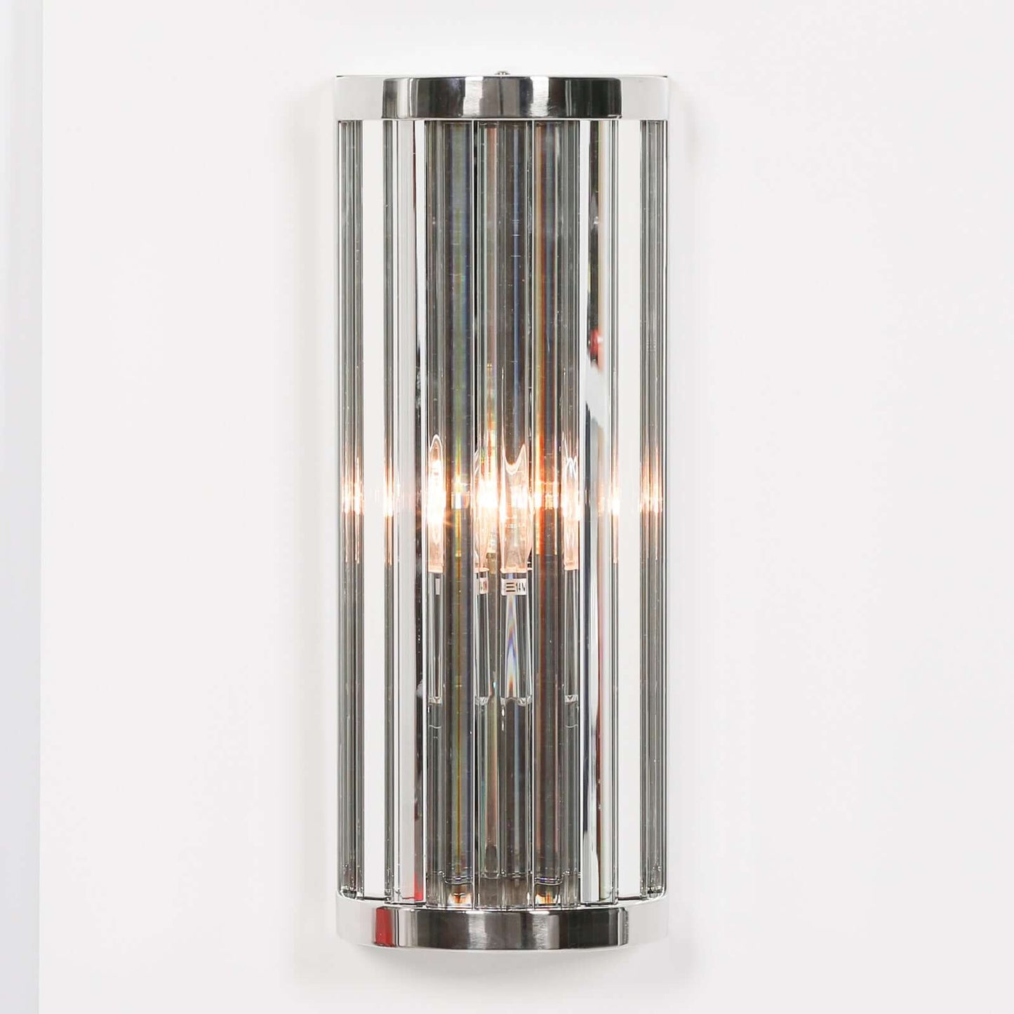 Chrome Deco Wall Light 39cm