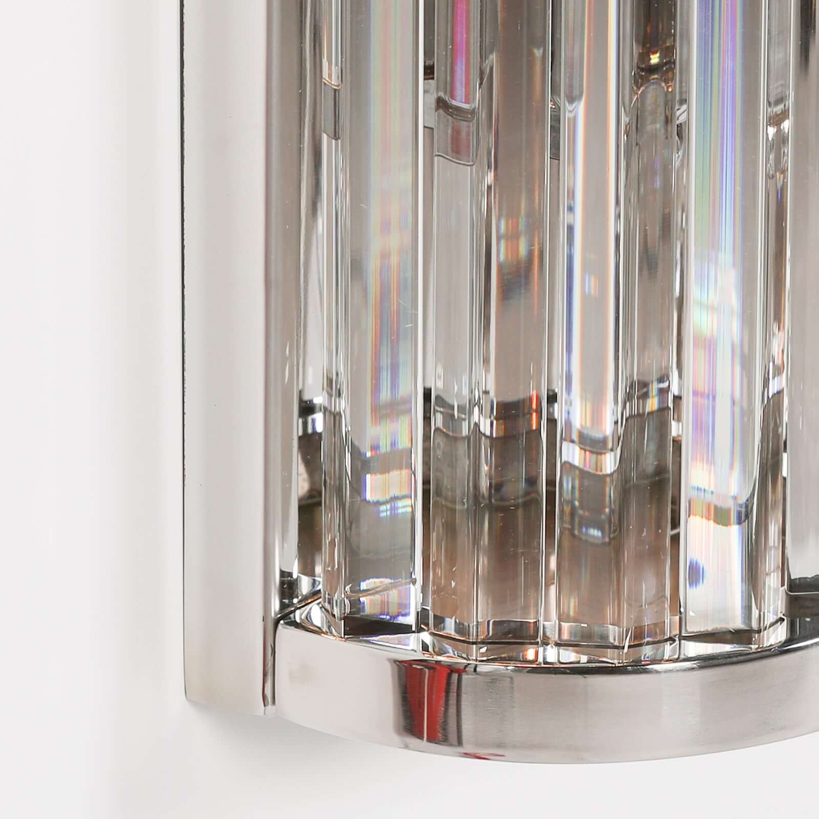 Chrome Deco Wall Light 39cm