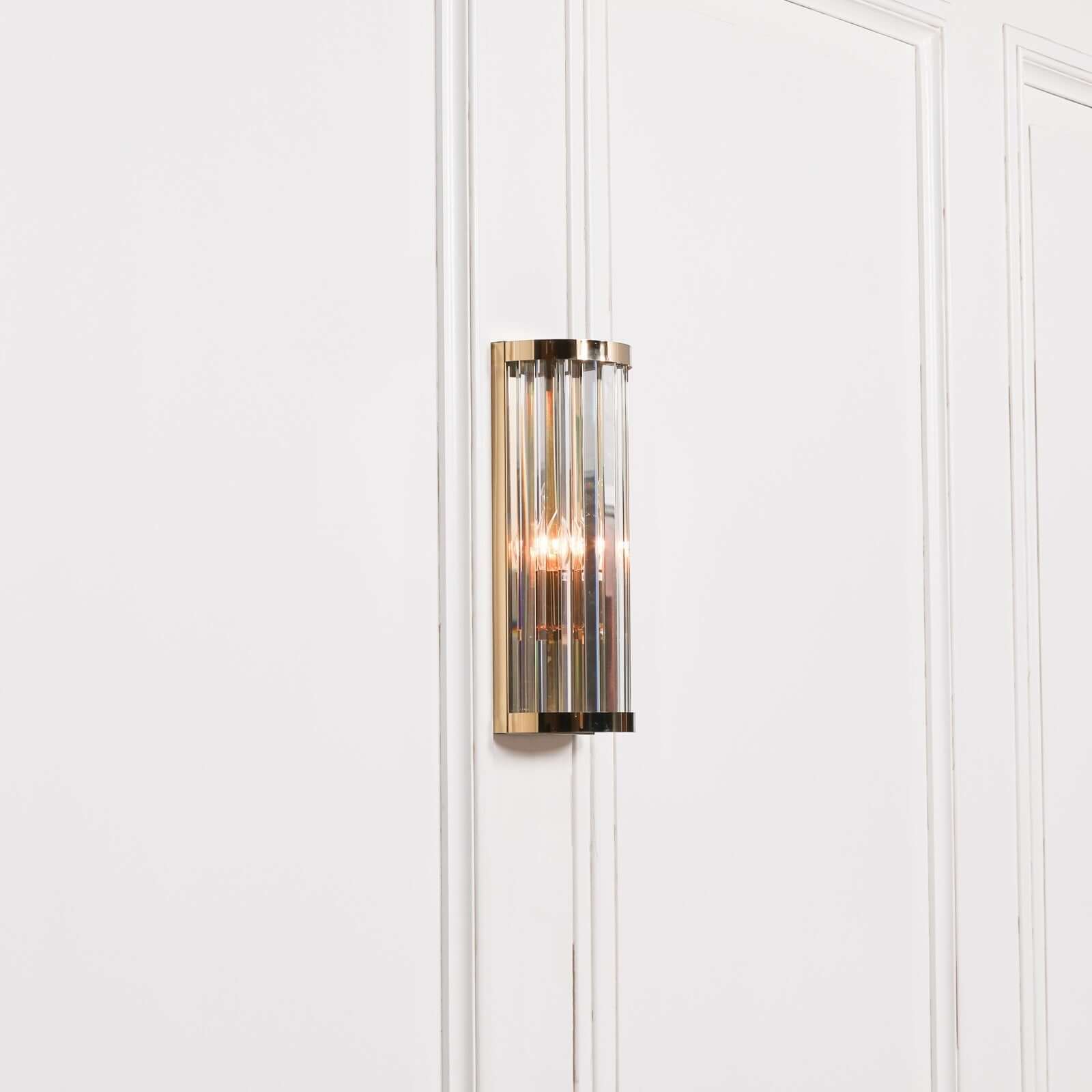 Gold Deco Wall Light 39cm