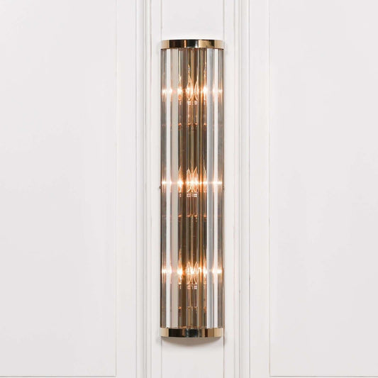 Gold Deco Wall Light 71cm