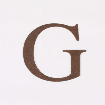 6" Rustic Iron Decorative Letter - G