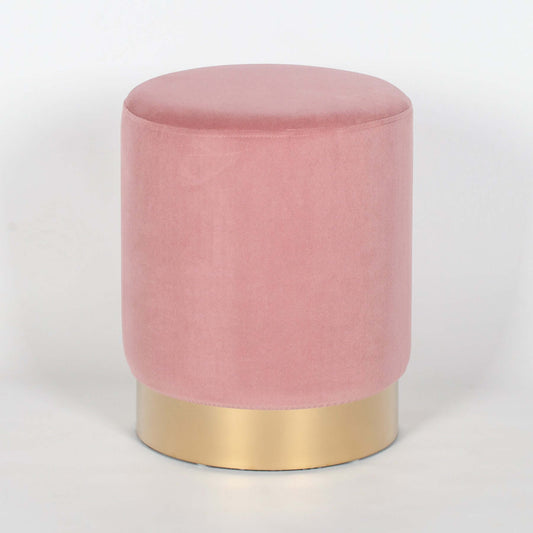 Pink Round Stool