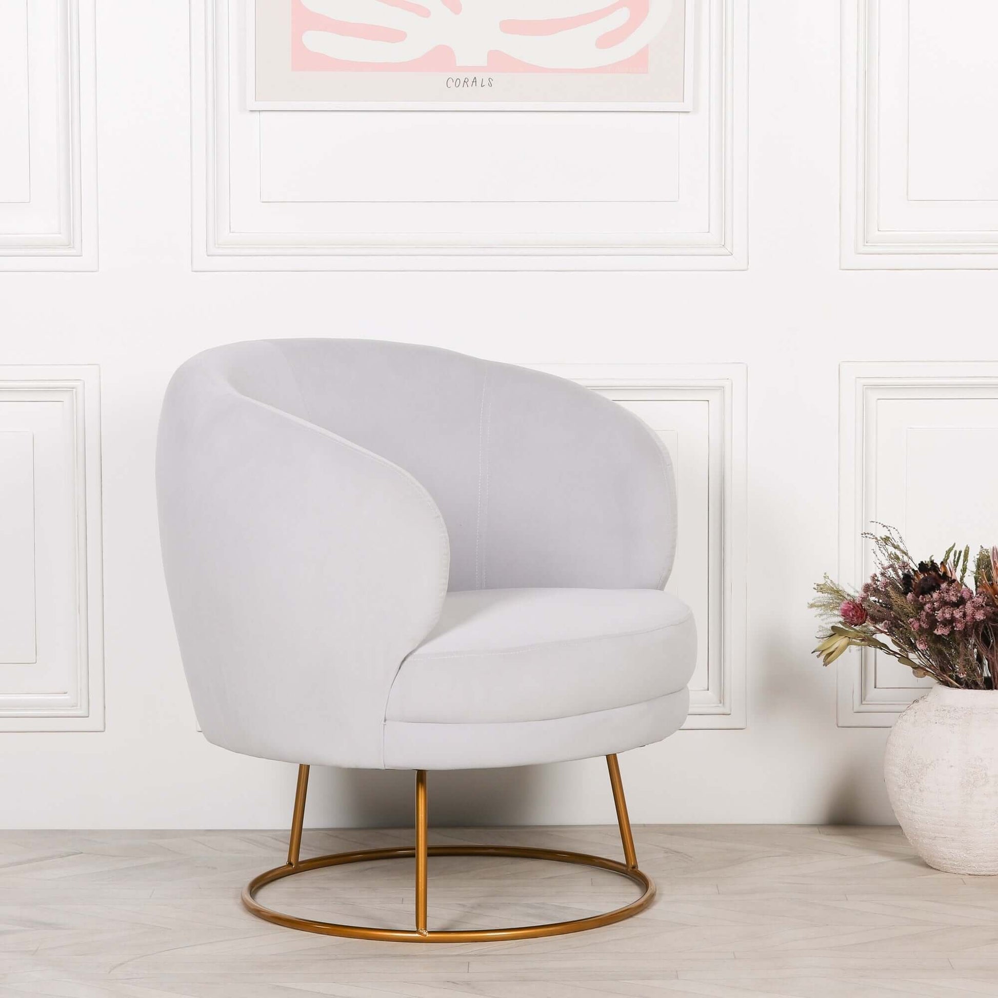 Deco Grey Armchair