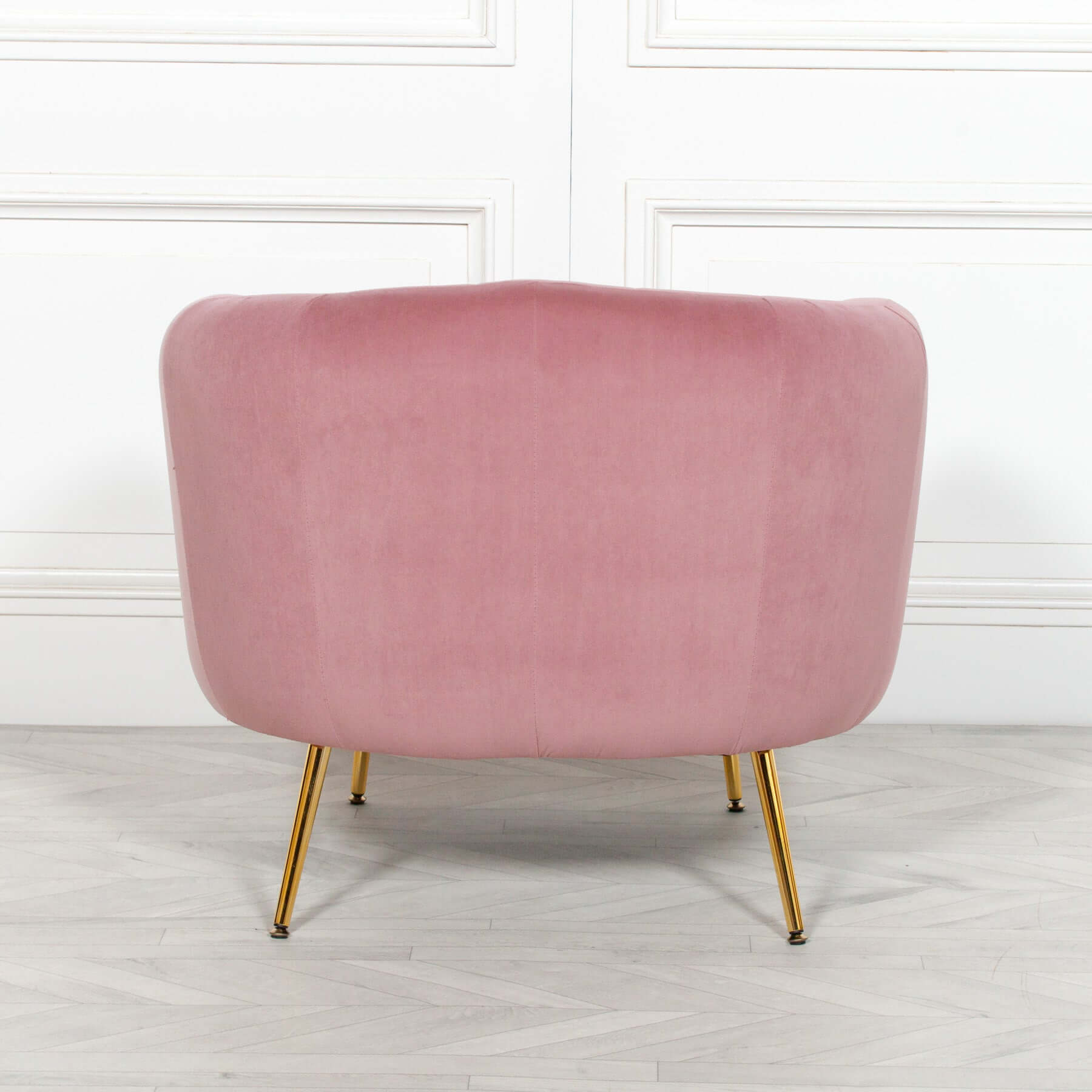 Pink Velvet Armchair