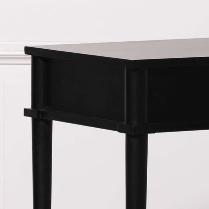 Black Painted Console Table