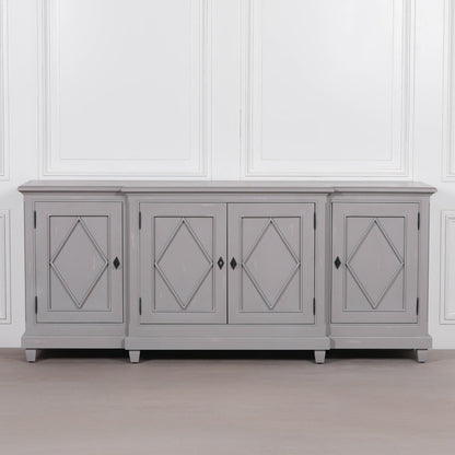 Classical Distressed Sideboard 206cm