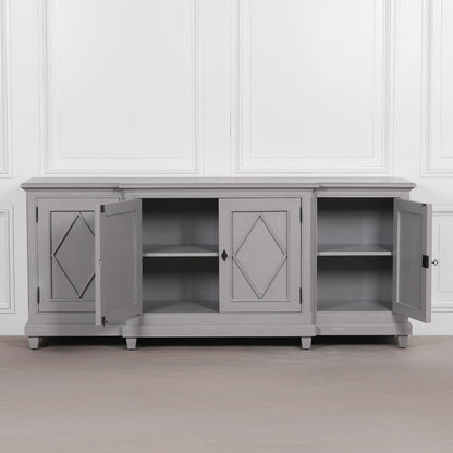 Classical Distressed Sideboard 206cm