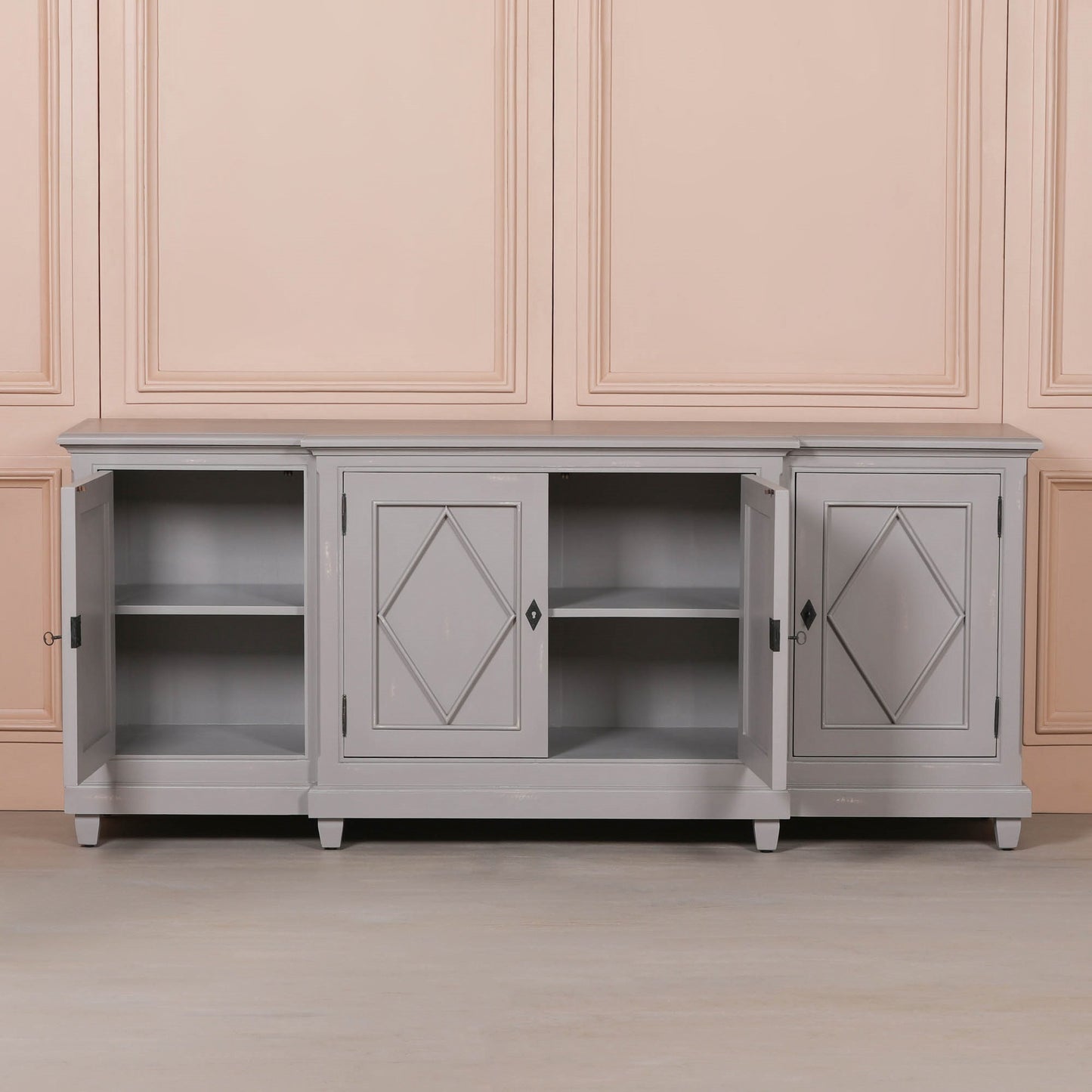 Classical Distressed Sideboard 206cm
