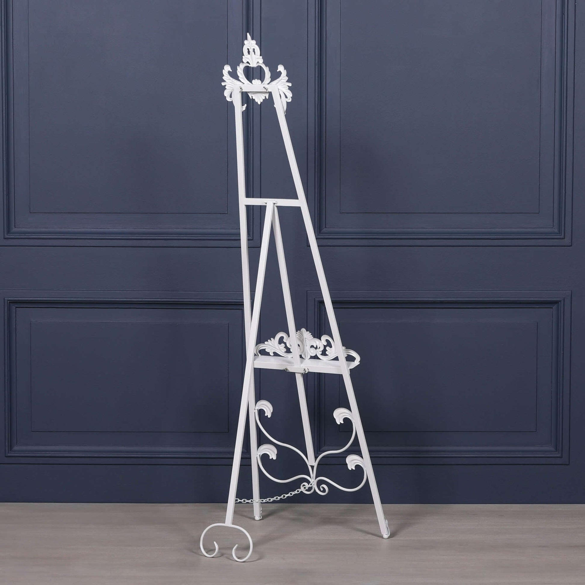 White Metal Easel 165cm