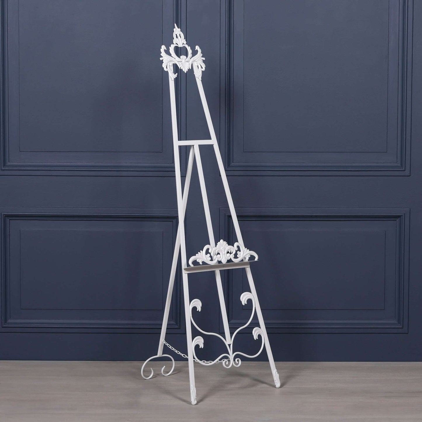 White Metal Easel 165cm