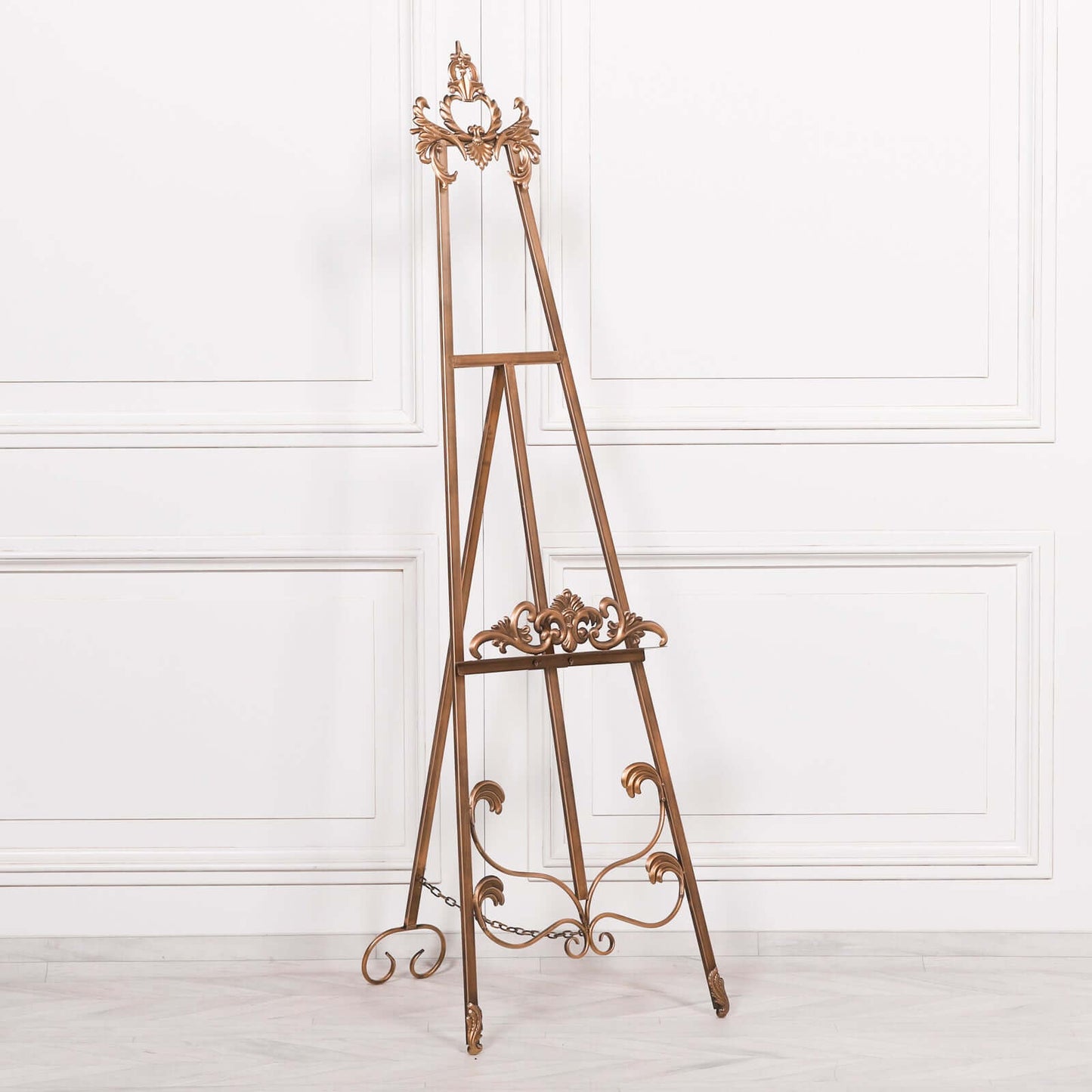 Antiqued Gold Metal Easel 165cm