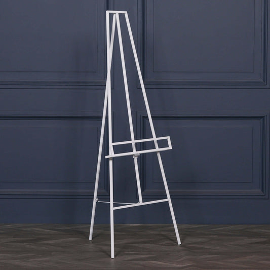 White Metal Easel