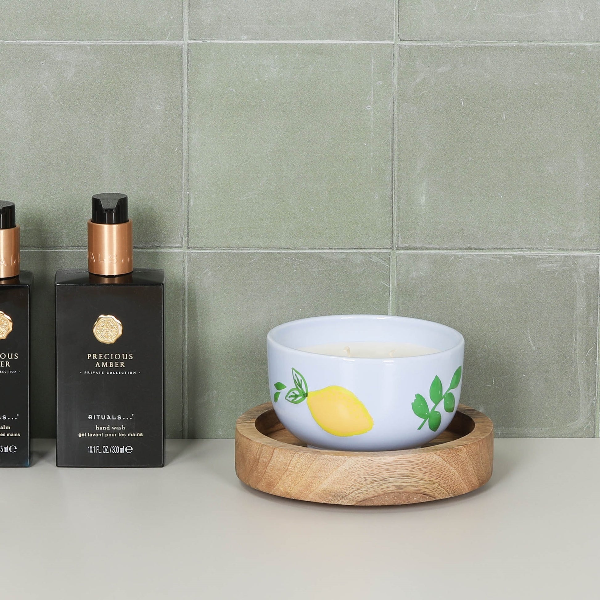 Round 15cm Wooden Tray