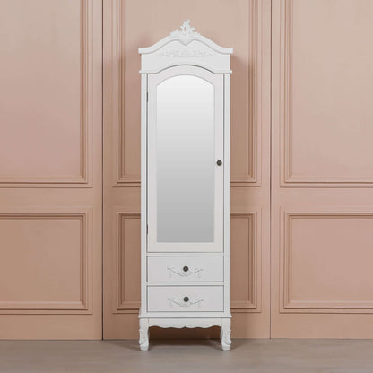 French White Armoire with Drawers