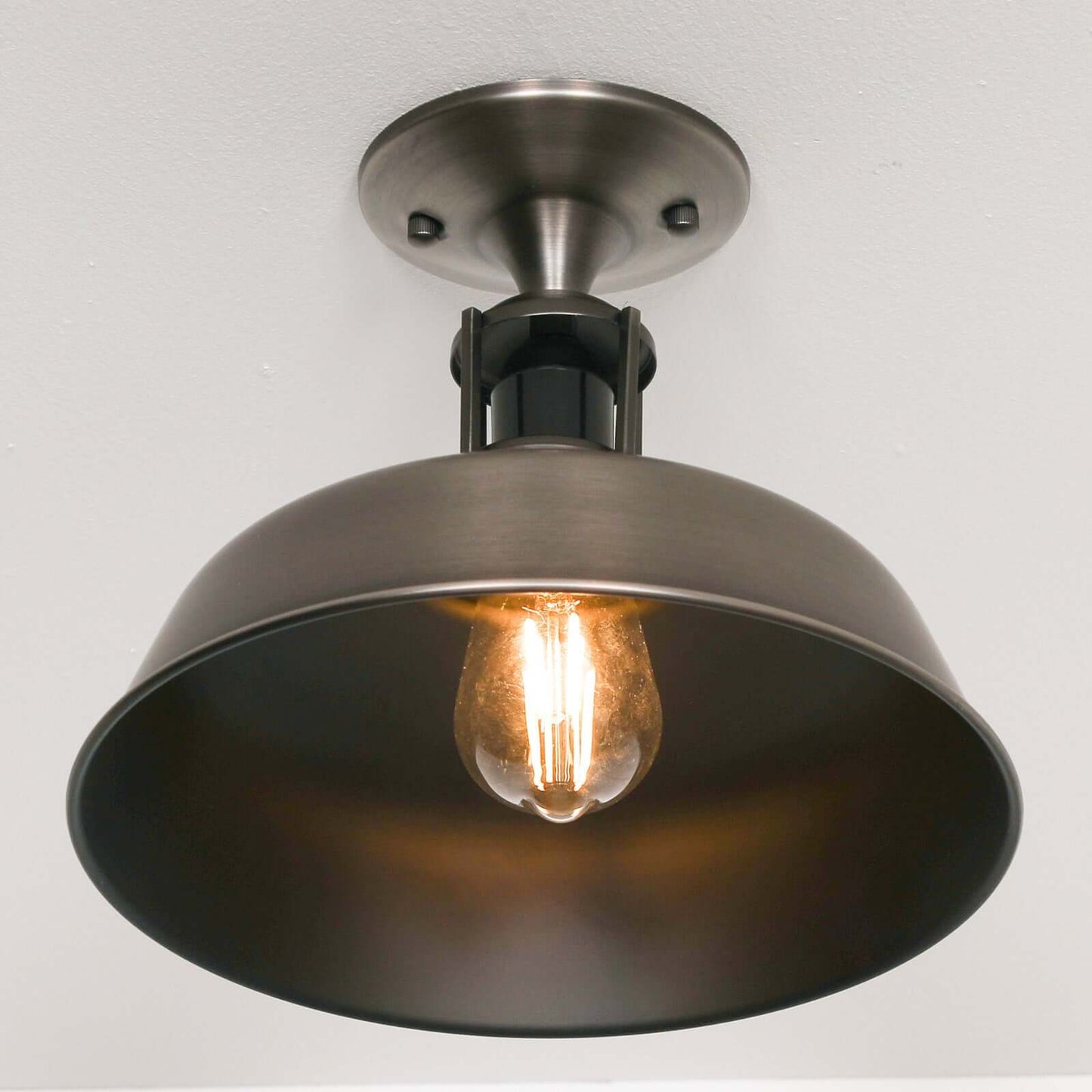 Brushed Silver Ceiling Light